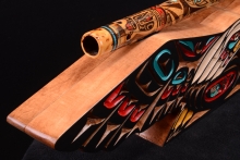 Ironwood (desert) Native American Flute, Minor, Mid A-4, #F44K (10)